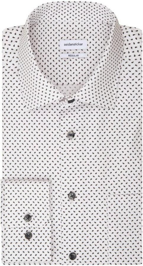 Seidensticker Businessoverhemd Regular lange mouwen kentkraag paisley - Foto 7