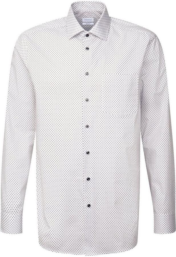 Seidensticker Businessoverhemd Regular lange mouwen kentkraag paisley - Foto 6