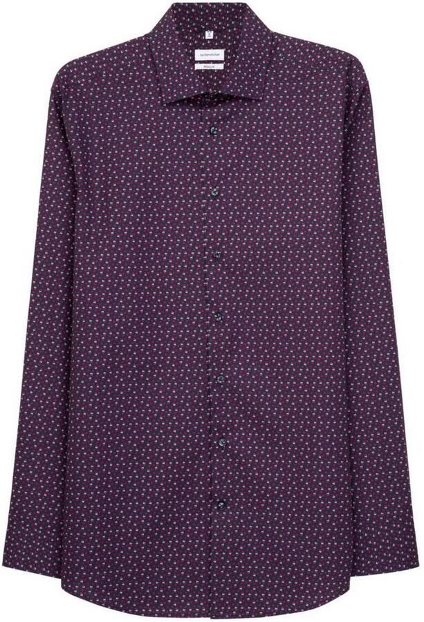 Seidensticker Businessoverhemd Regular lange mouwen kentkraag print - Foto 6