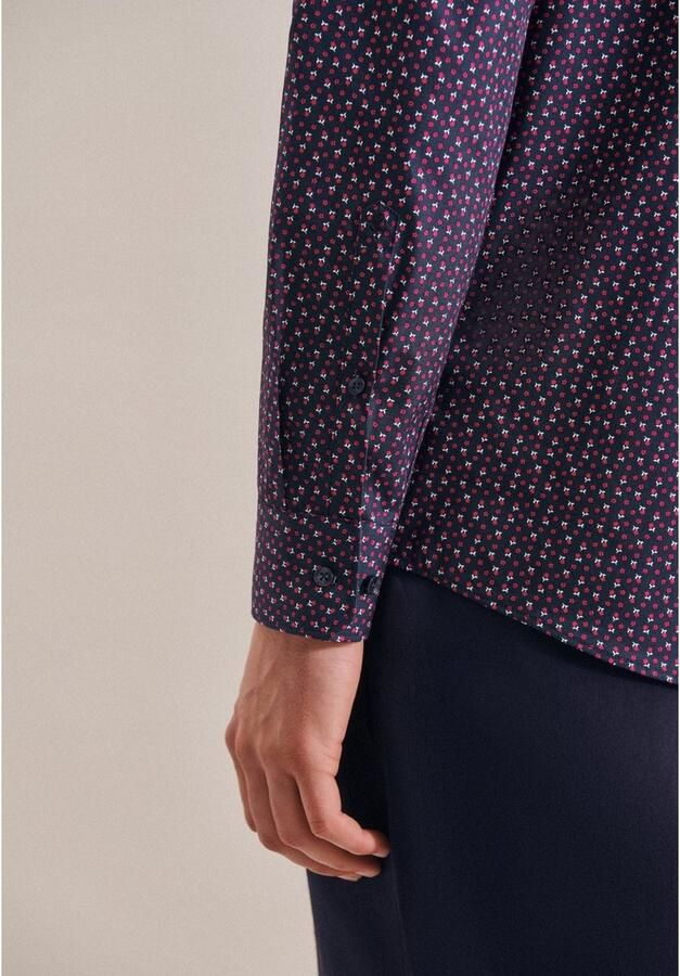 Seidensticker Businessoverhemd Regular lange mouwen kentkraag print - Foto 3