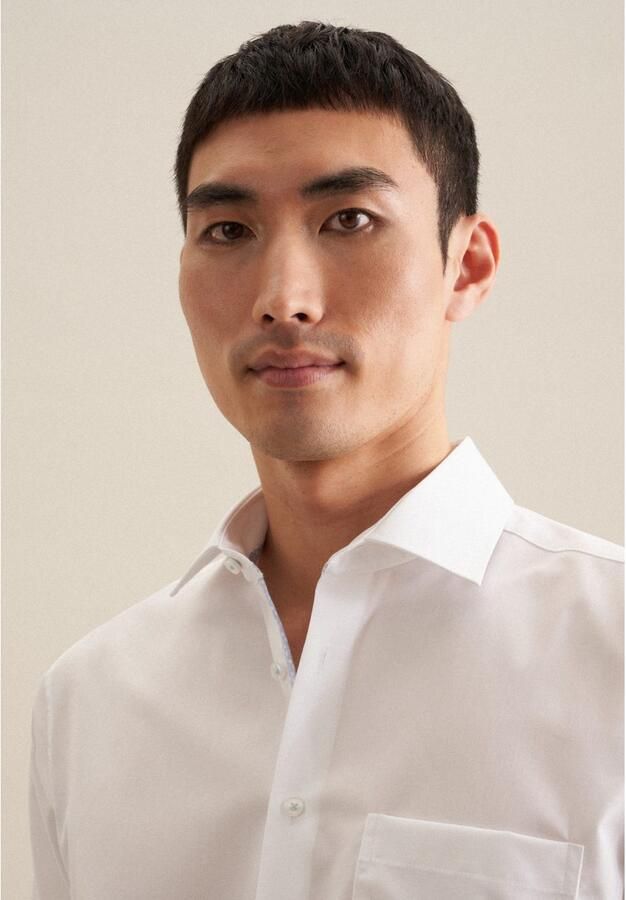 Seidensticker Businessoverhemd Regular lange mouwen kentkraag uni - Foto 2