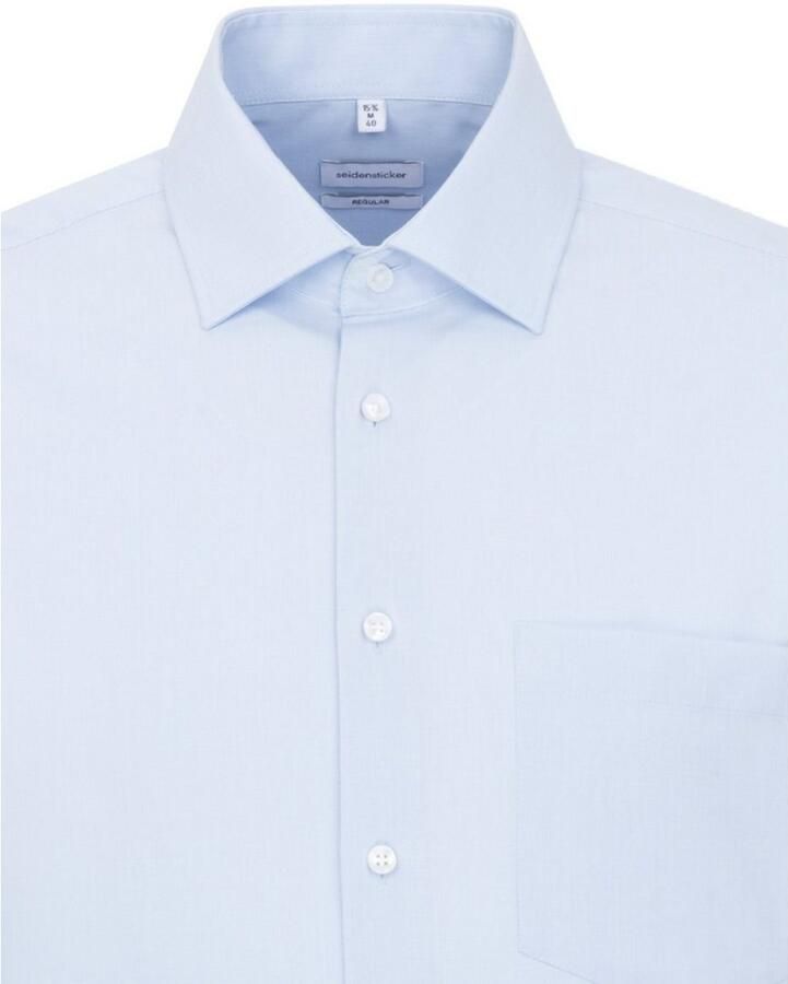 Seidensticker Businessoverhemd Regular lange mouwen kentkraag uni
