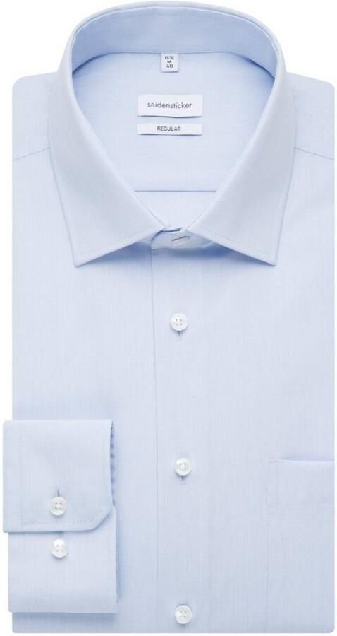 Seidensticker Businessoverhemd Regular lange mouwen kentkraag uni - Foto 5