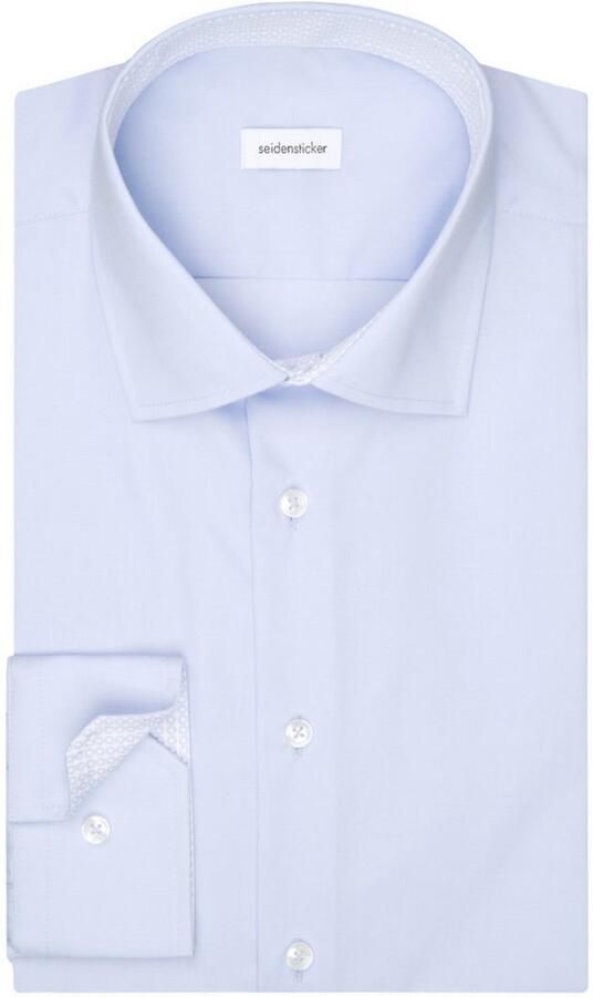 Seidensticker Businessoverhemd Slim 1 1 Kent kraag uni - Foto 6