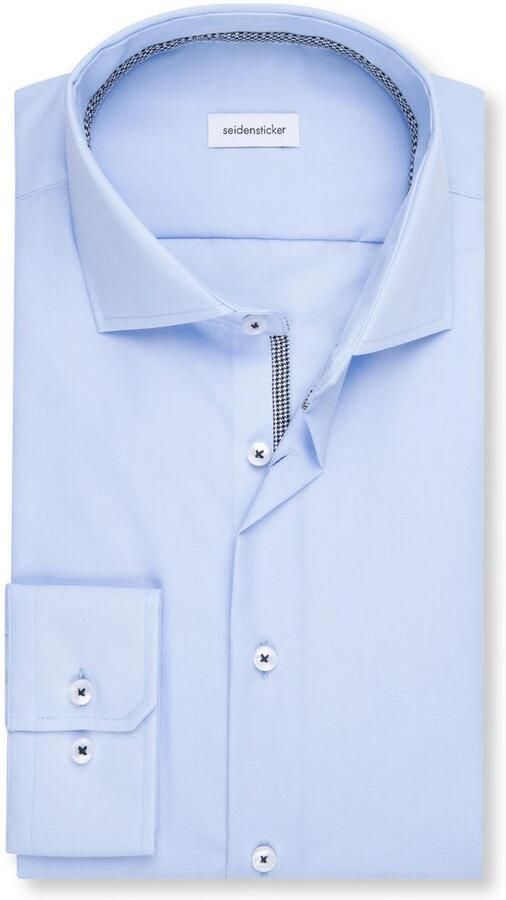 Seidensticker Businessoverhemd Slim 1 1 Kent kraag uni - Foto 7