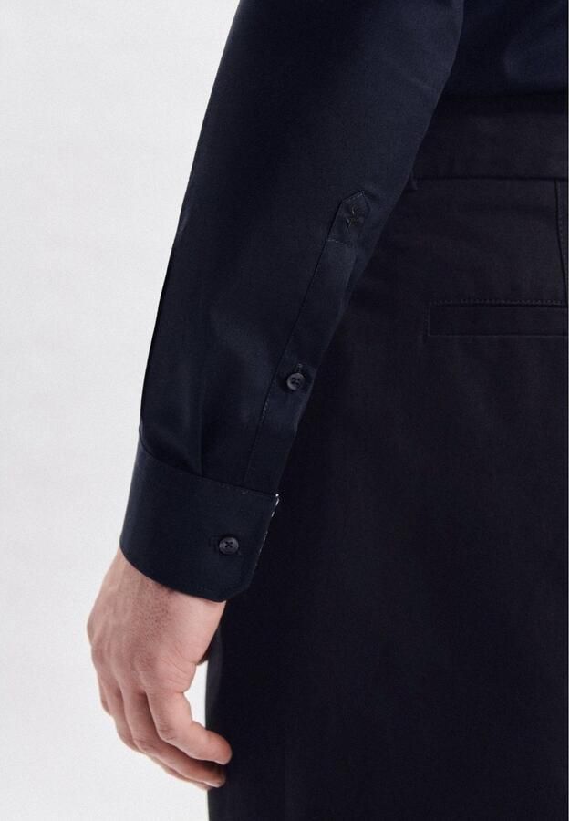 Seidensticker Businessoverhemd Slim extra lange mouwen kentkraag uni - Foto 5