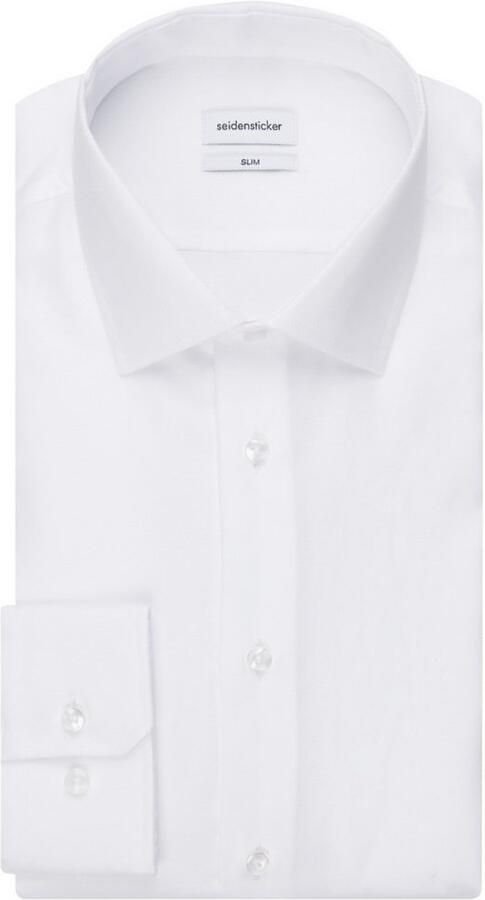 Seidensticker Businessoverhemd Slim extra lange mouwen kentkraag uni - Foto 7