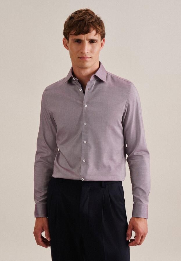 Seidensticker Businessoverhemd Slim Kentkraag structuur - Foto 8
