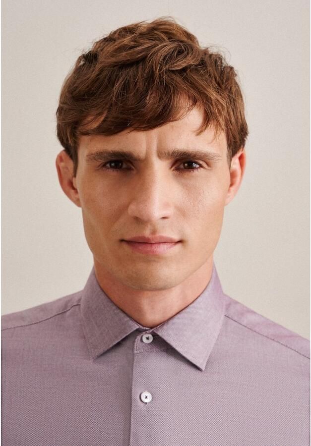 Seidensticker Businessoverhemd Slim Kentkraag structuur - Foto 3