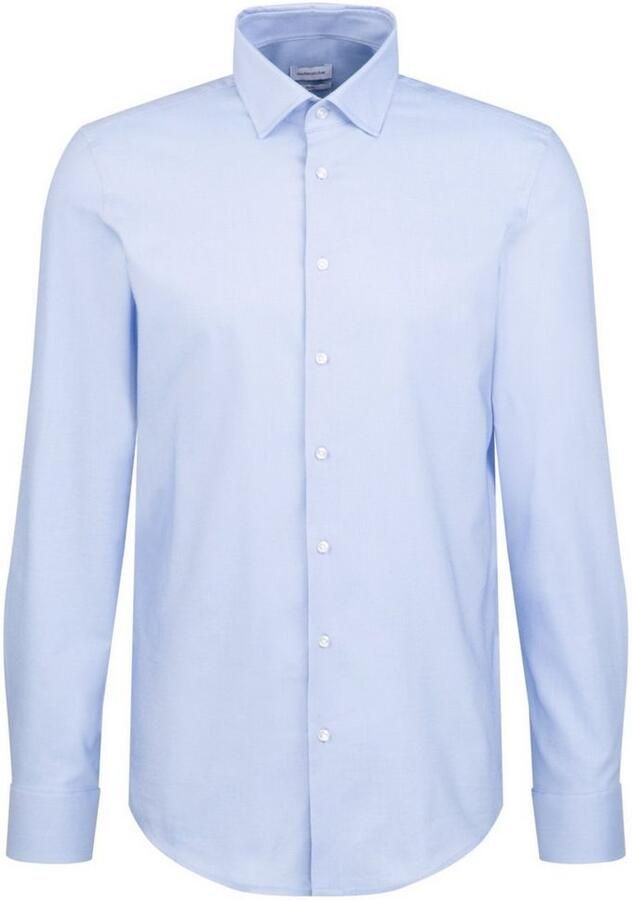 Seidensticker Slim fit zakelijk overhemd van fijn twill