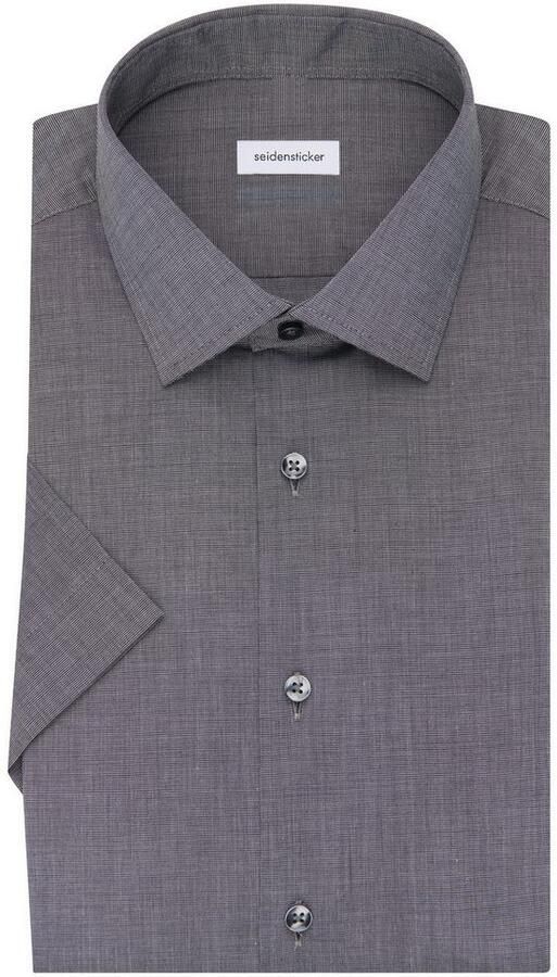 Seidensticker Businessoverhemd Slim korte mouwen kentkraag uni - Foto 9