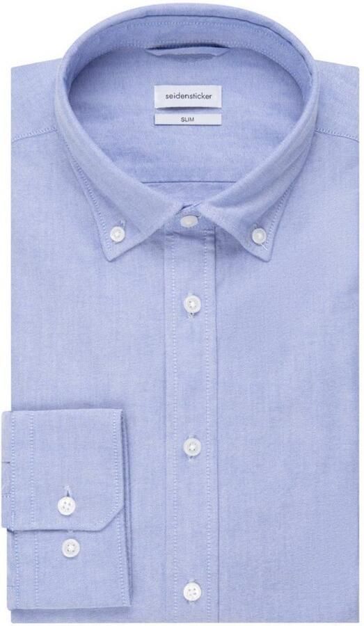 Seidensticker Businessoverhemd Slim lange mouwen button-downkraag uni - Foto 7