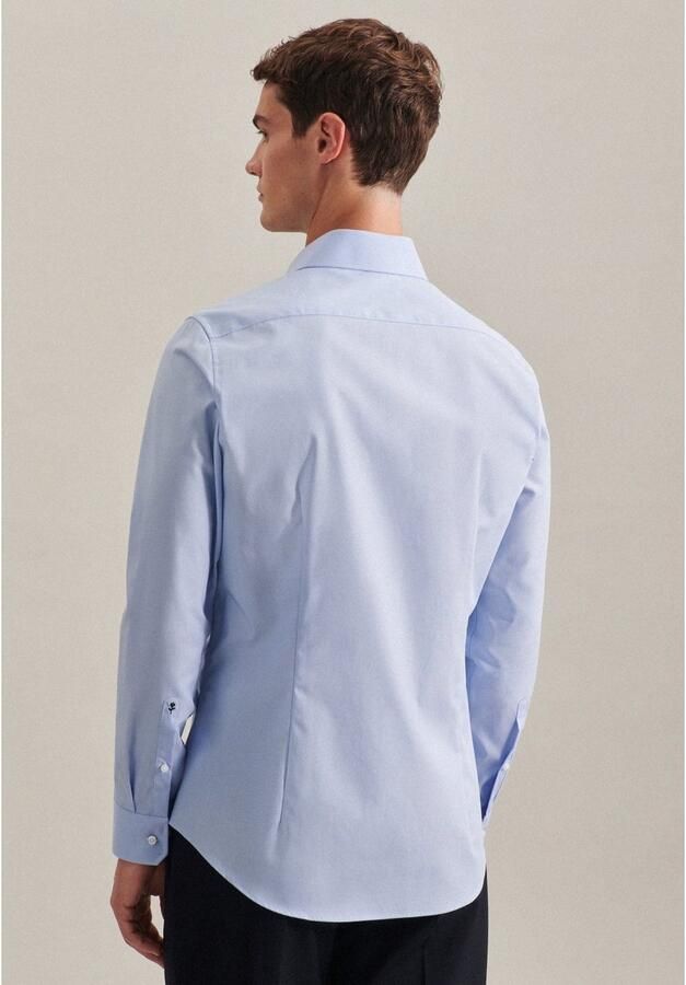 Seidensticker Businessoverhemd Slim lange mouwen kentkraag uni - Foto 4