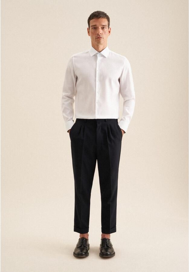 Seidensticker Businessoverhemd X-Slim 1 1 Kentkraag structuur - Foto 5