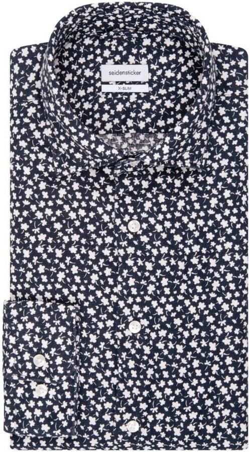 Seidensticker Businessoverhemd X-Slim lange mouwen kentkraag print - Foto 7