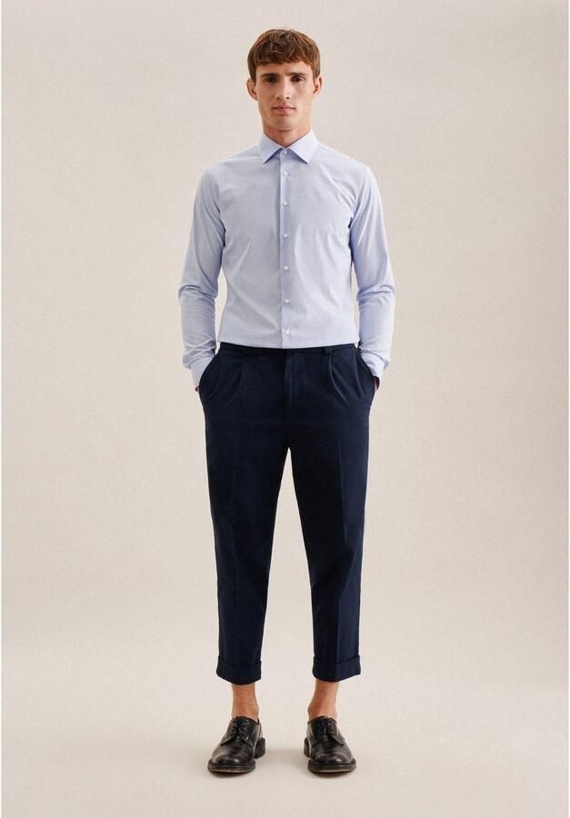 Seidensticker Businessoverhemd X-Slim lange mouwen kentkraag ruit - Foto 6