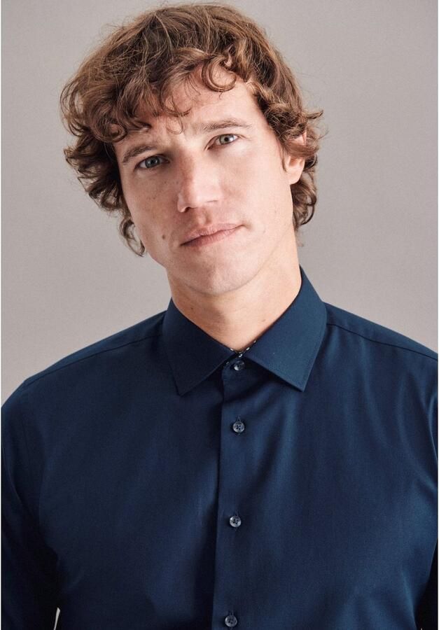 Seidensticker Businessoverhemd X-Slim lange mouwen kentkraag uni - Foto 2