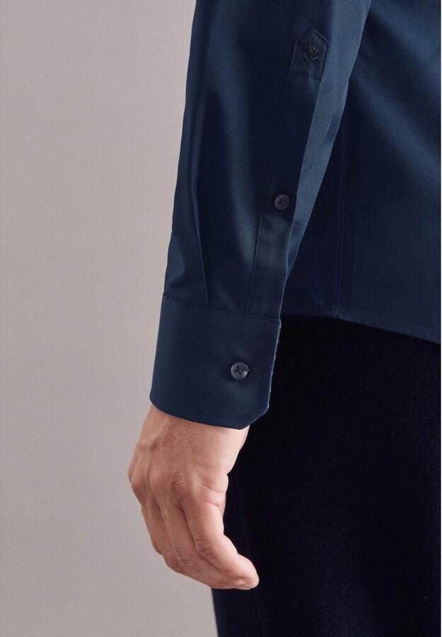 Seidensticker Businessoverhemd X-Slim lange mouwen kentkraag uni - Foto 4