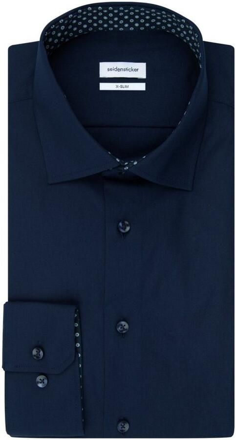 Seidensticker Businessoverhemd X-Slim lange mouwen kentkraag uni - Foto 7