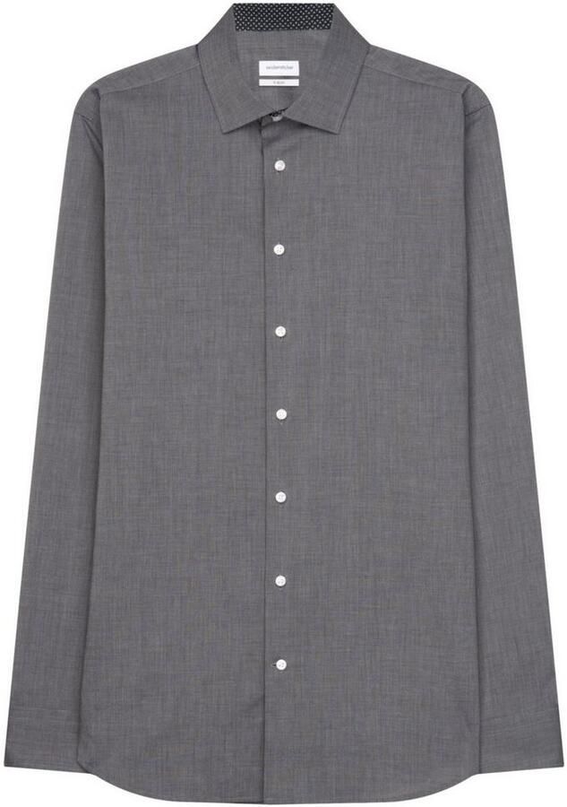 Seidensticker Businessoverhemd X-Slim lange mouwen kentkraag uni