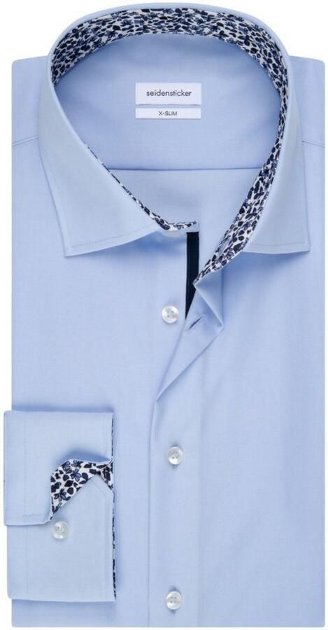Seidensticker Businessoverhemd X-Slim lange mouwen kentkraag uni - Foto 6