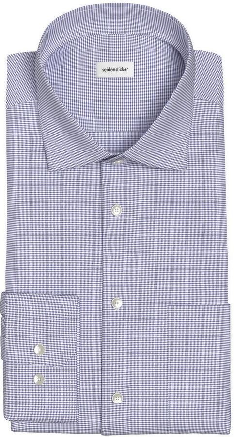 Seidensticker Businessoverhemd Zwarte roos Comfort 1 1 Kentkraag structuur - Foto 8