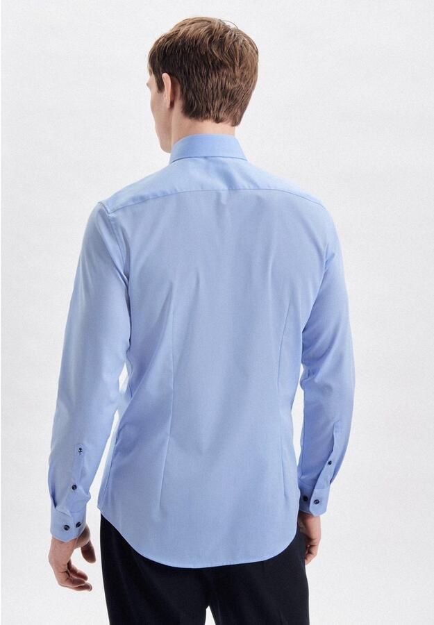Seidensticker Business Shirt X-Slim Blauw Heren - Foto 8