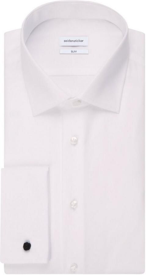 Seidensticker Business Shirt Slim Wit Heren - Foto 7