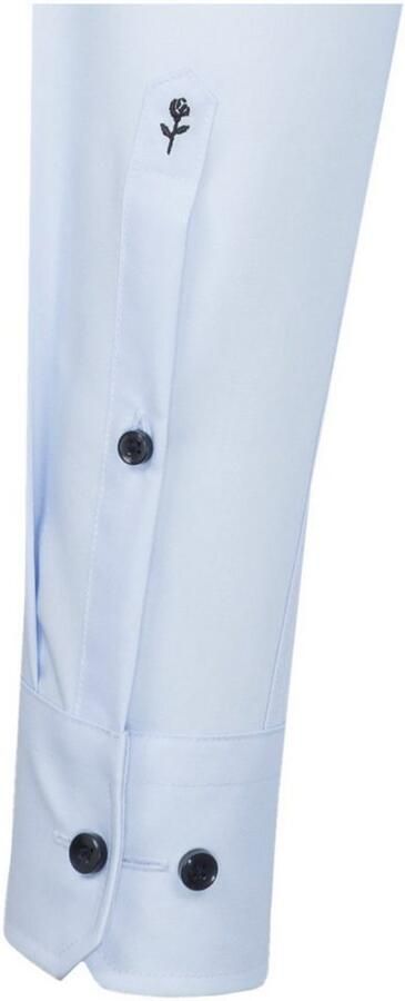 Seidensticker Businessoverhemd Zwarte roos Regular 1 1 extra lange Kent kraag effen - Foto 5