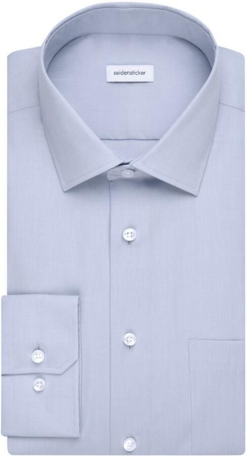 Seidensticker Businessoverhemd Zwarte roos Regular 1 1 extra lange Kent kraag effen - Foto 9