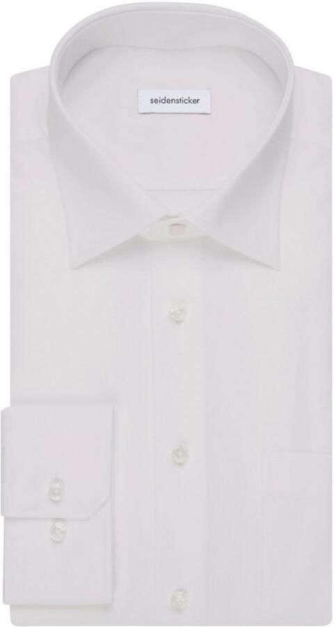 Seidensticker Businessoverhemd Zwarte roos Regular 1 1 extra lange Kent kraag effen - Foto 11