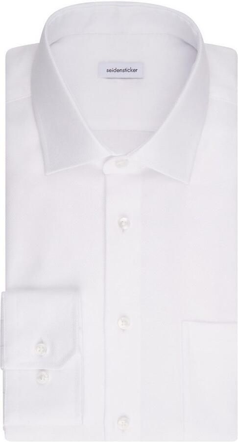 Seidensticker Businessoverhemd Zwarte roos Regular 1 1 Kent kraag effen - Foto 10