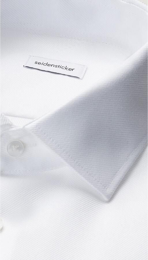 Seidensticker Businessoverhemd Zwarte roos Regular 1 1 Kent kraag effen - Foto 9