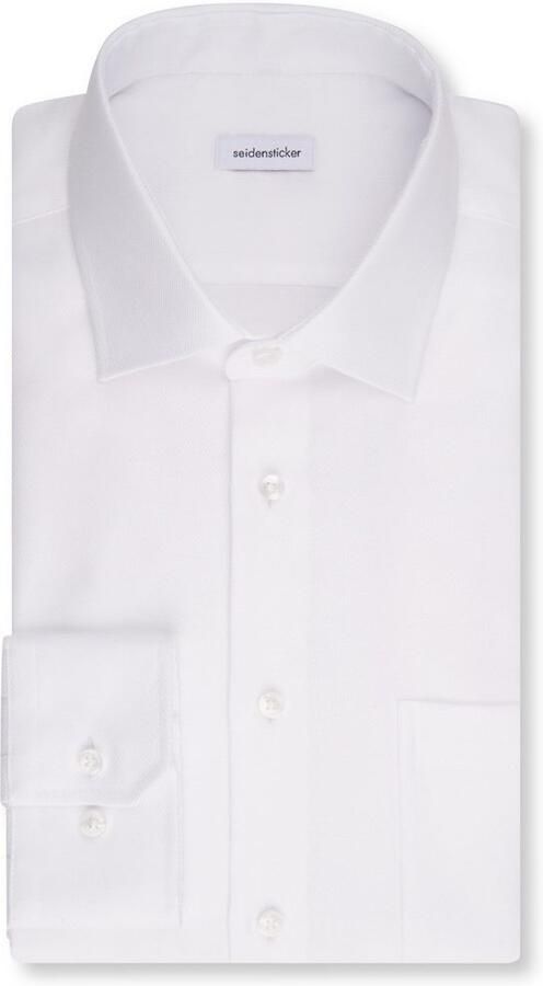 Seidensticker Businessoverhemd Zwarte roos Regular 1 1 Kent kraag effen - Foto 10