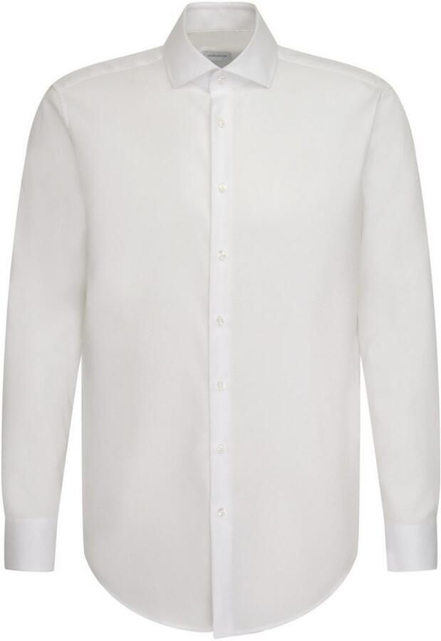 Seidensticker Businessoverhemd Zwarte roos Regular 1 1 Kent kraag structuur - Foto 7