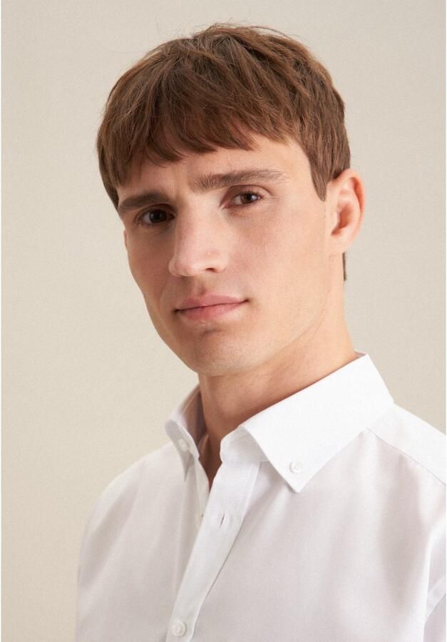 Seidensticker Businessoverhemd Zwarte roos Regular 1 2 Button-down kraag effen - Foto 4