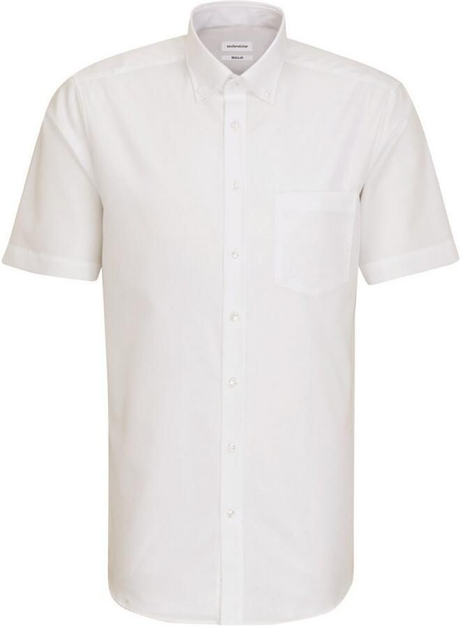 Seidensticker Businessoverhemd Zwarte roos Regular 1 2 Button-down kraag effen - Foto 3