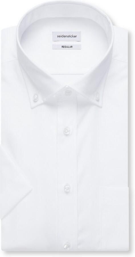 Seidensticker Businessoverhemd Zwarte roos Regular 1 2 Button-down kraag effen - Foto 9