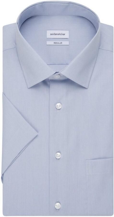 Seidensticker Businessoverhemd Zwarte roos Regular 1 2 Kent kraag effen - Foto 11