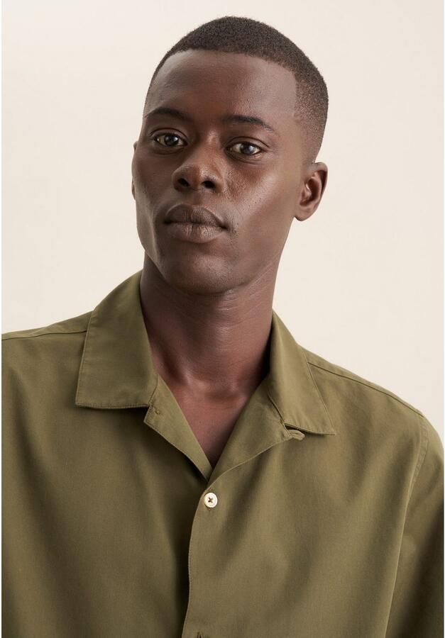 Seidensticker Businessoverhemd Zwarte roos Regular 1 2 reverskraag effen - Foto 2