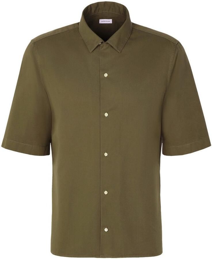 Seidensticker Businessoverhemd Zwarte roos Regular 1 2 reverskraag effen