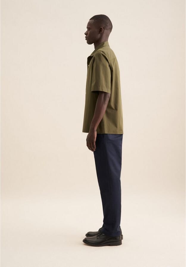 Seidensticker Businessoverhemd Zwarte roos Regular 1 2 reverskraag effen - Foto 7