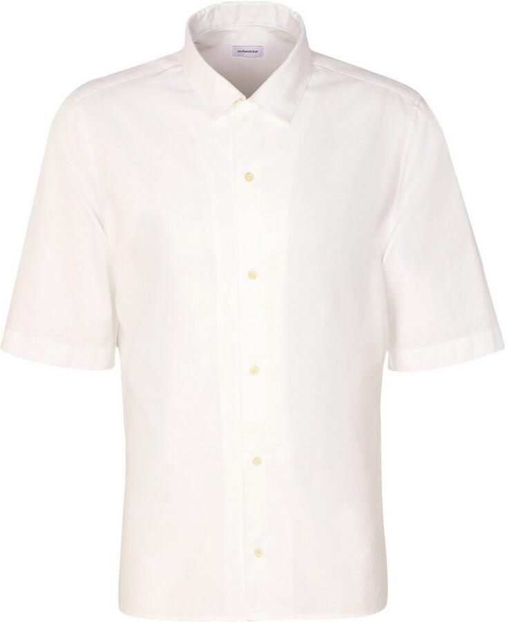 Seidensticker Businessoverhemd Zwarte roos Regular 1 2 reverskraag effen