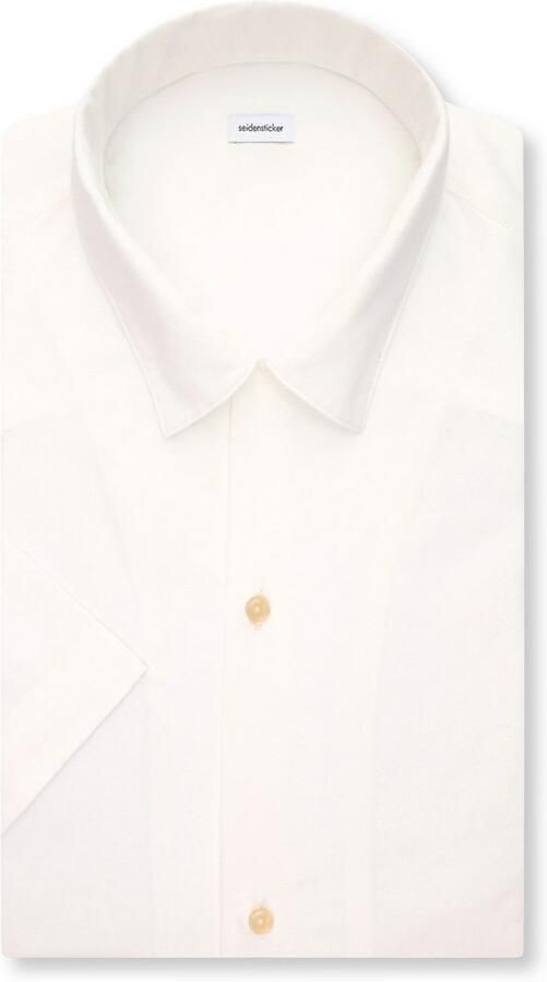 Seidensticker Businessoverhemd Zwarte roos Regular 1 2 reverskraag effen - Foto 8