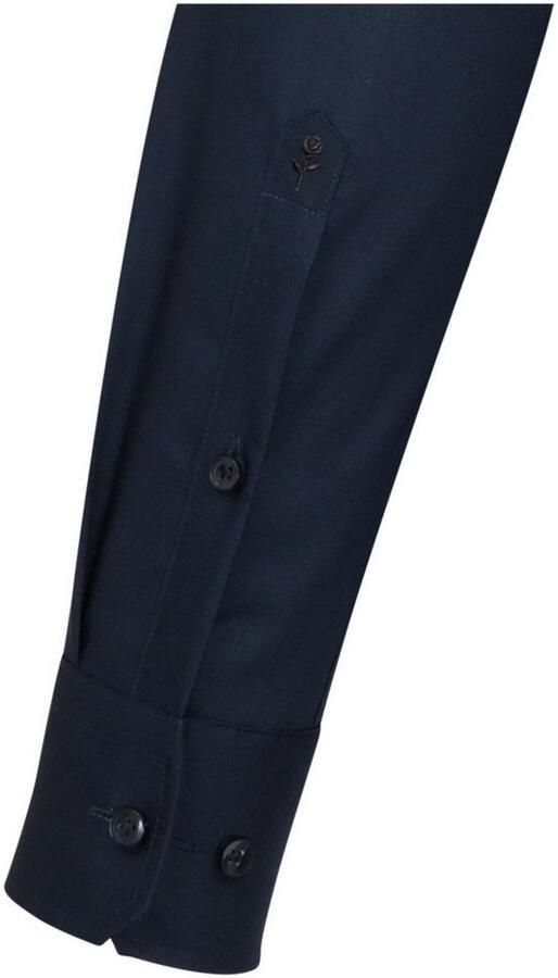 Seidensticker Businessoverhemd Zwarte roos Shaped 1 1 Extra lange Kentkraag effen - Foto 3