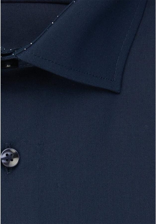 Seidensticker Businessoverhemd Zwarte roos Shaped 1 1 Extra lange Kentkraag effen - Foto 2