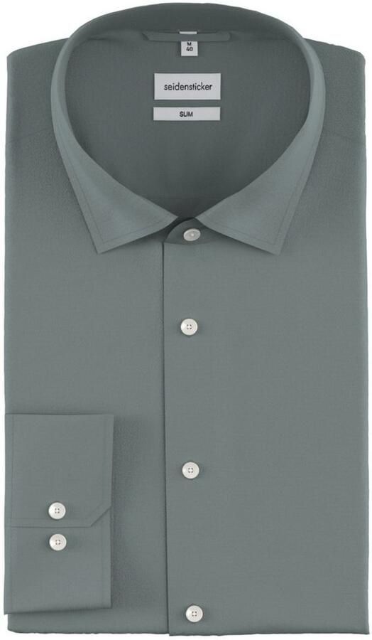 Seidensticker Businessoverhemd Zwarte roos Shaped 1 1 Kentkraag effen - Foto 8