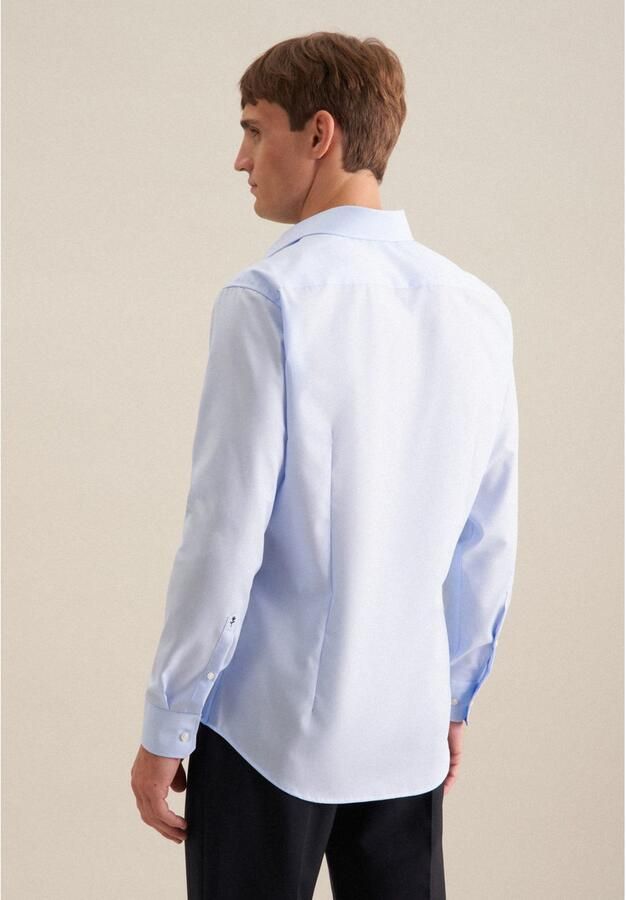 Seidensticker Businessoverhemd Zwarte roos Shaped 1 1 Kentkraag effen - Foto 4