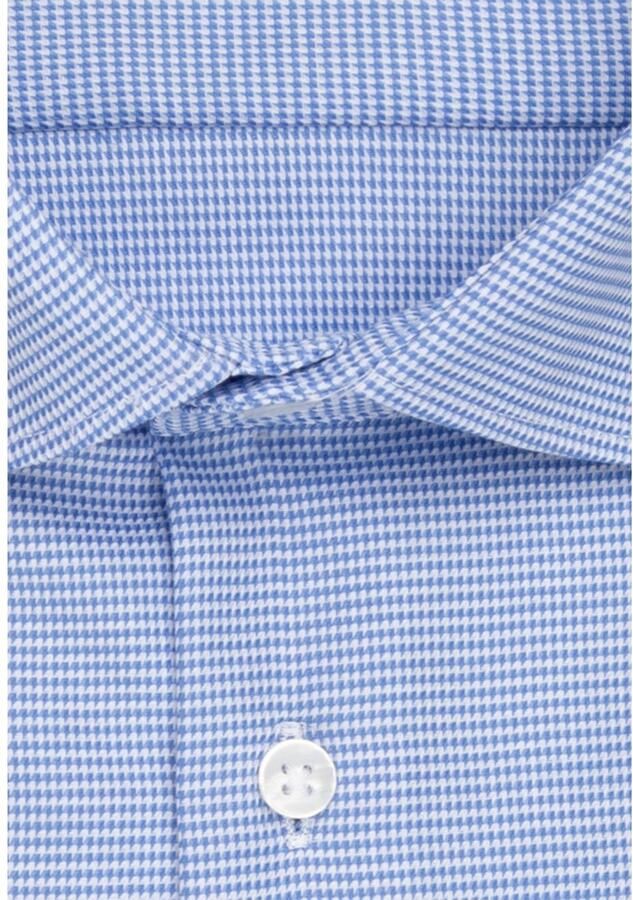 Seidensticker Businessoverhemd Zwarte roos Shaped 1 1 Extra lange Kentkraag structuur - Foto 2