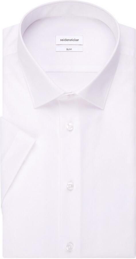 Seidensticker Businessoverhemd Zwarte roos Shaped 1 2 Kentkraag effen - Foto 8